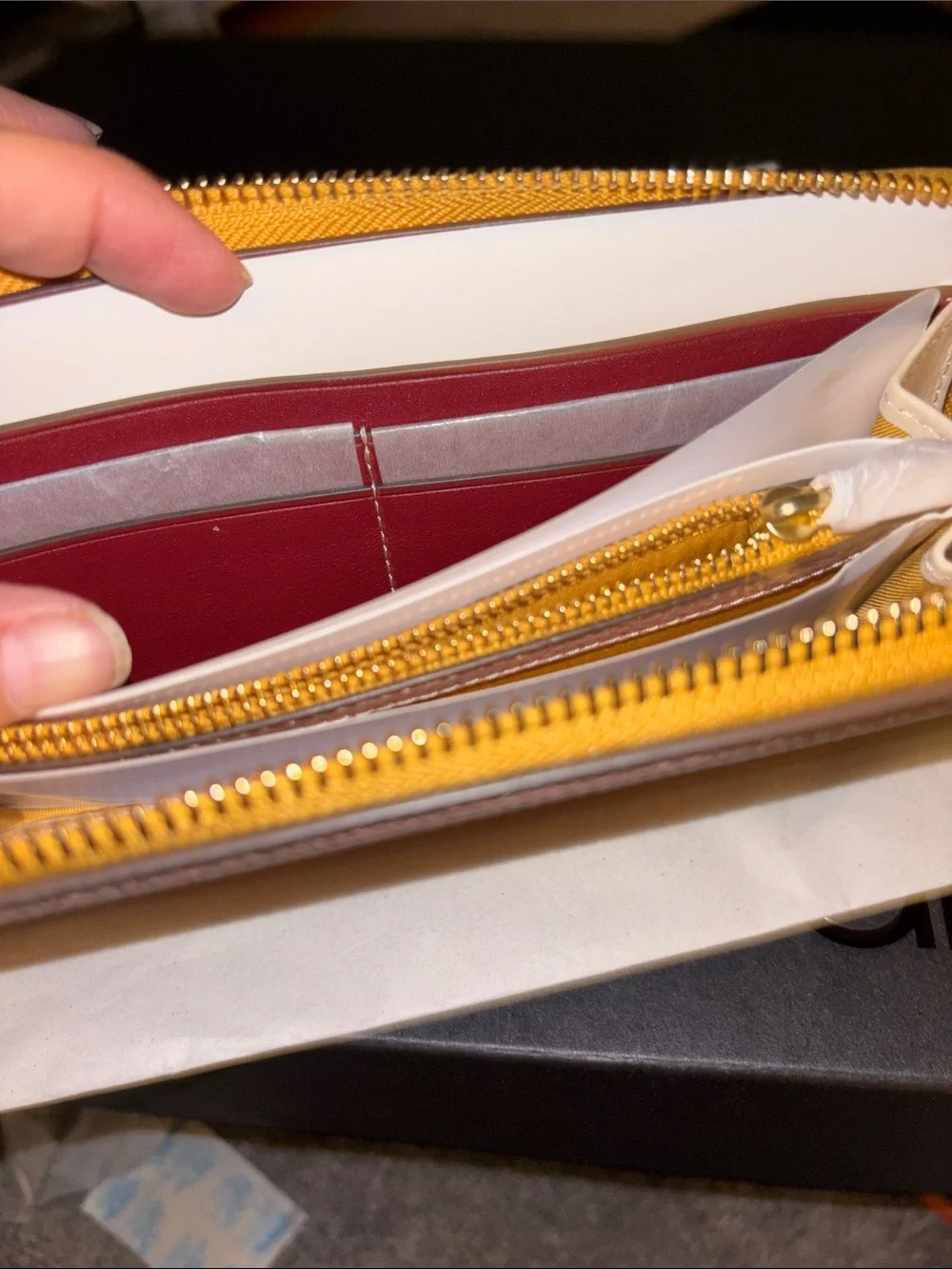 Tory Burch color blockContinental Zip Wallet